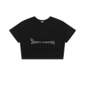 Shown remorse Black Cropped Tee
